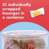 Three Lollies Preggie Pop Drops Sour Raspberry Sour Apple Sour Lemon Sour Tangerine - 21 Pieces