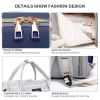 Stylish Straps Mummy Diaper Bag,Large  Capacity  Maternity Nappy Bag Multifunctional Diaper Backpack Blue