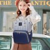 Stylish Straps Mummy Diaper Bag,Large  Capacity  Maternity Nappy Bag Multifunctional Diaper Backpack Blue