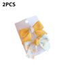 Cute Bows Baby Girls Hair Clips Solid Color Floral Pattern Children Hairpins Korean Korean Kids Hair Accessories