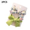 Cute Bows Baby Girls Hair Clips Solid Color Floral Pattern Children Hairpins Korean Korean Kids Hair Accessories