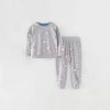 Baby Girl Allover Unicorn Pattern Solid Color Hoodie Combo Trousers 1-Piece Sets