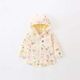 Baby Girl Piggy Print Pattern Zipper Front Design Jacket (Size/Age: 140 (8-10Y))