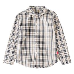 Baby Boy Classic Plaid Pattern Button Front Lapel Shirt (Size/Age: 140 (8-10Y))