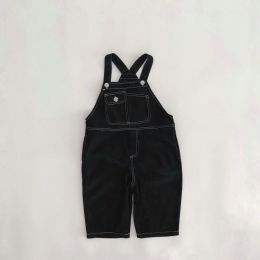 Baby Boy And Girl Solid Color Design Strap Rompers (Size/Age: 120 (5-7Y))