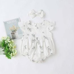 Baby Girl Floral Print Round-Collared Combo Headband (Size/Age: 80 (9-12M))