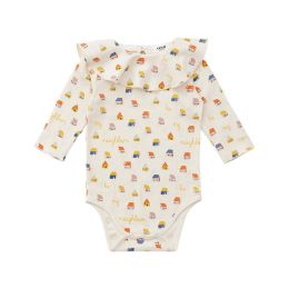 Baby Plaid Pattern Envelope Collar Design Triangle Onesies (Size/Age: 80 (9-12M))