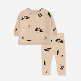 Baby 1pcs Print Pattern Tops Combo Trousers Underwear Cotton 2 Pieces Sets (Size/Age: 80 (9-12M))