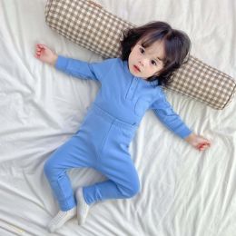 Baby Solid Color Long Sleeve Tracksuit 1 Pieces Sets In Spring Autumn (Size/Age: 90 (12-24M))