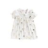 Baby Girl Cartoon Print Pattern Doll Neck Princess Dress