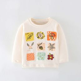 Baby Girl Print Pattern Thin Style Autumn New Style Shirt (Size/Age: 140 (8-10Y))