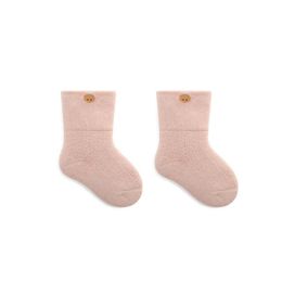 Baby Embroidered Pattern Thickened Warm Mid Tube Socks (Size/Age: S (6-12M))