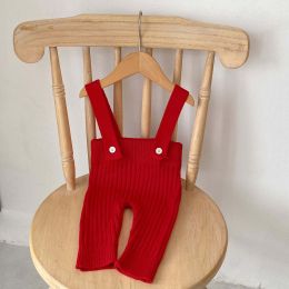 Baby Solid Color Jumpsuit With Dot Graphic Crewneck Sweater (Size/Age: 100 (2-3Y))