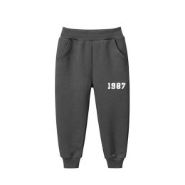 Baby Boy 1pcs Print Pattern Solid Color Casual Quality Trousers (Size/Age: 130 (7-8Y))