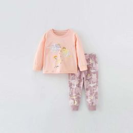 Baby Cartoon Pattern Long Sleeve Hoodie Combo Pants 1 Pieces Autumn Sets (Size/Age: 120 (5-7Y))