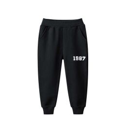 Baby Boy 1pcs Print Pattern Solid Color Casual Quality Trousers (Size/Age: 140 (8-10Y))