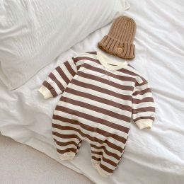 Baby Striped Pattern Long Sleeve Casual Jumpsuits (Size/Age: 73 (6-9M))