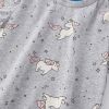 Baby Girl Allover Unicorn Pattern Solid Color Hoodie Combo Trousers 1-Piece Sets