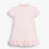 Kids Pink Rainbow Pattern Patchwork Ruffles Design Dress