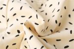 Baby Cartoon Panda Graphic Double Lapel Fleece Zipper Front Design Coat