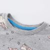 Baby Girl Allover Unicorn Pattern Solid Color Hoodie Combo Trousers 1-Piece Sets