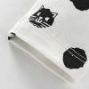 Baby Girl Cartoon Cat & Striped Graphic Long Sleeves Shirt Combo Pants Sets