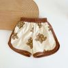 Baby Boy And Girl Bear Pattern Color Matching Short-Sleeved Top Combo Shorts 2-Pieces Sets