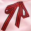 Baby Girl False Bow Pattern Ruffle Design Long Sleeves Jumpsuit