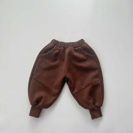 Baby Solid Color New Winter Kindergarden Thickened Pants (Size/Age: 90 (12-24M))