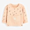 Baby Girl Ditsy Flower Graphic New Style Fashion Hoodie Combo Pants Sets