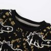 Baby Boy Dinosaur Print Pattern O-Neck Hoodie With Pants Fashion Sets