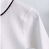 Baby Boy Solid Color Simple Colorblock Design Long Sleeve Bodysuit