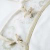 Newborn Cartoon Animal Pattern Slanted Lace-Up Design Thin Style Cotton Jumpsuit Pajamas