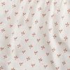 Baby Girl Floral Embroidered Pattern Loose Cotton Shirt