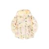 Baby Girl Piggy Print Pattern Zipper Front Design Jacket