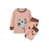 Baby Cartoon Patched Pattern Hoodie With Pants Clothing Sets In Autumn