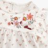 Baby Girl Floral Embroidered Pattern Loose Cotton Shirt