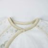Newborn Cartoon Animal Pattern Slanted Lace-Up Design Thin Style Cotton Jumpsuit Pajamas