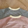 Baby Girl Striped Pattern Shoulder Buckle Design Tops Combo Shorts Sets