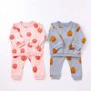 Baby Cute Print Pattern Long Sleeve Small Flesh Style Sets