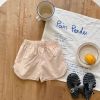 Baby Girl Doll Collar Top Combo Short Pants Sets In Summer Outfit Wearing
