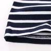Baby Boy Cartoon Fish Pattern Zipper Decoration Tops Combo Striped Shorts Sets