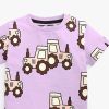 Baby Boy Truck Print Pattern Short Sleeve Quality Tee
