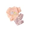 Baby Cartoon Pattern Long Sleeve Hoodie Combo Pants 1 Pieces Autumn Sets